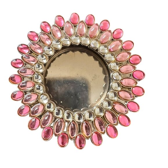 Bath & Body Works Scentportable Car Air Freshener Metal Visor Clip Pink Flower - Picture 2 of 7